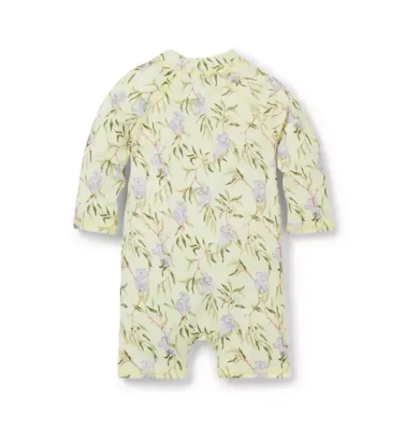 Janie and Jack Rash Guards|One-pieces-Baby Recycled Koala Rash Guard Swimsuit pale pistachio koala