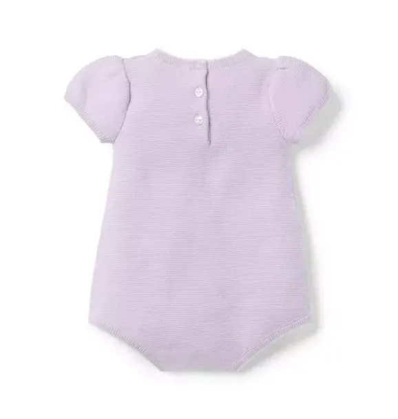 Janie and Jack One-pieces & Rompers-Baby Scalloped Romper soft lavender