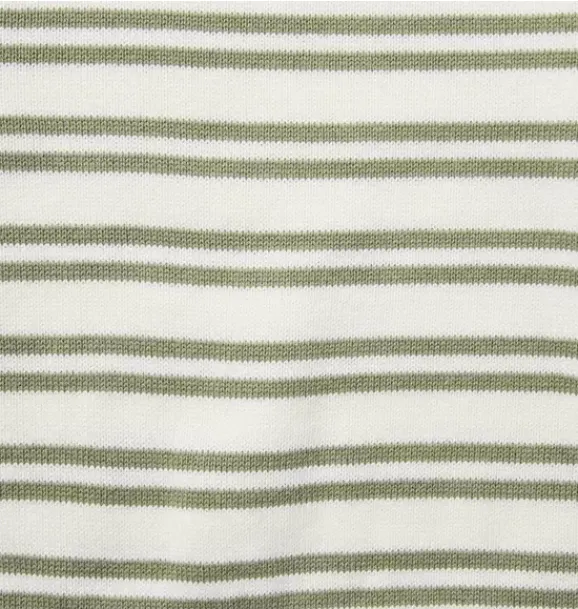 Janie and Jack Online Exclusives-Baby Striped Knit Sweater Set olive stripe