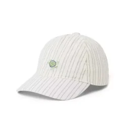 Janie and Jack Baby|Accessories-Baby Striped Sea Turtle Cap freshwater pearl stripe