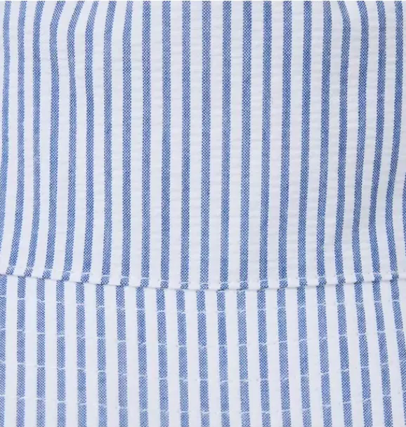 Janie and Jack Accessories|Baby-Baby Striped Seersucker Bucket Hat atlantic blue stripe