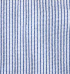 Janie and Jack Pants & Overalls-Baby Striped Seersucker Suspender Pant atlantic blue stripe
