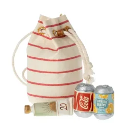 Janie and Jack Dolls-Bag with Beach Essentials, Mouse multi
