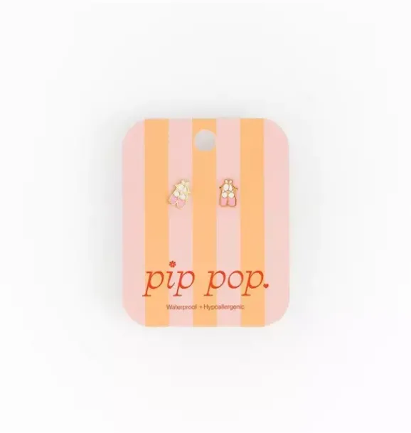 Janie and Jack Kids Accessories|Jewelry-Ballet Slipper Stud Earrings pink