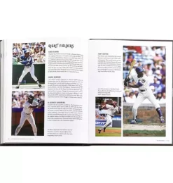 Janie and Jack Books-BASEBALL HALL OF FAME  LEATHER EDITION tan