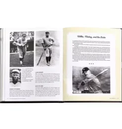 Janie and Jack Books-BASEBALL HALL OF FAME  LEATHER EDITION tan