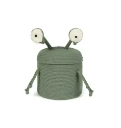 Janie and Jack Storage-Basket Alien Zog green