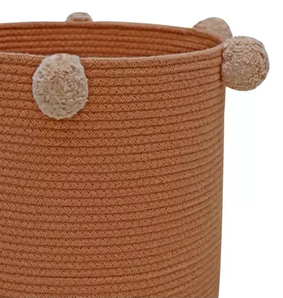 Janie and Jack Storage-Basket Bubbly chestnut