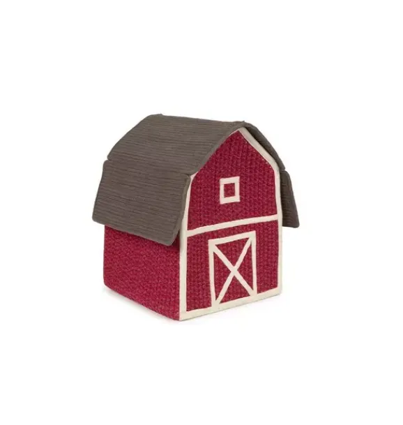 Janie and Jack Storage-Basket Farm House red