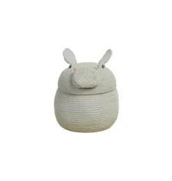 Janie and Jack Storage-Basket Henry the Hippo blue