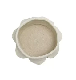 Janie and Jack Storage-Basket Petals - Natural ivory