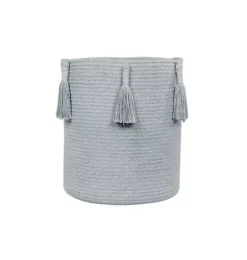 Janie and Jack Storage-Basket Woody pearl blue