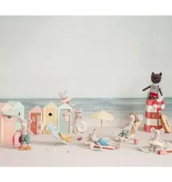 Janie and Jack Dolls-Beach Float, Mouse - multi dot