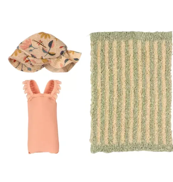 Janie and Jack Dolls-Beach Set for Big Sister multi