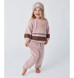 Janie and Jack Kids Accessories|Baby Accessories-Beanie - Chunky ash rose