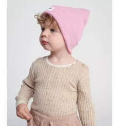 Janie and Jack Kids Accessories|Baby Accessories-Beanie - Heather light pink