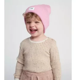 Janie and Jack Kids Accessories|Baby Accessories-Beanie - Heather light pink