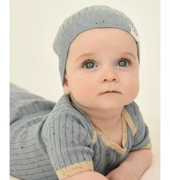 Janie and Jack Kids Accessories|Baby Accessories-Beanie - Hug Me lake blue