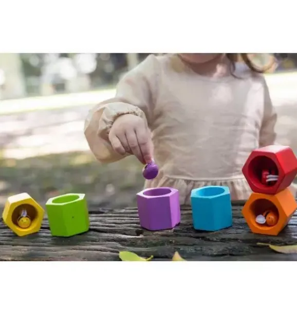 Janie and Jack Development Toys-Beehives multi