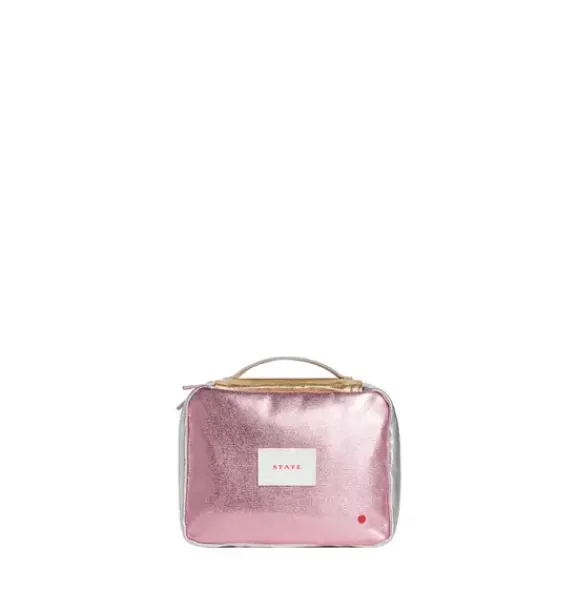 Janie and Jack Kids Accessories|Luggage-Bensen Toiletry Kit pink/silver