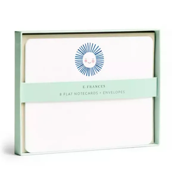 Janie and Jack Desk Accessories|Stationery-Blue Sunshine Flat Notes multi