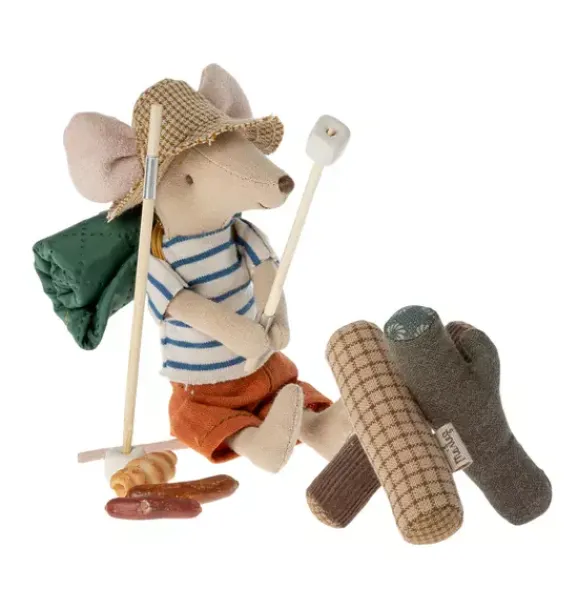 Janie and Jack Dolls-Bonfire Set brown