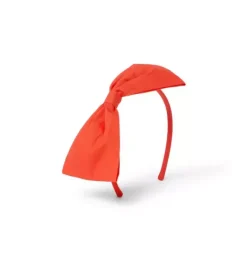 Janie and Jack Hair-Bow Headband vibrant poppy