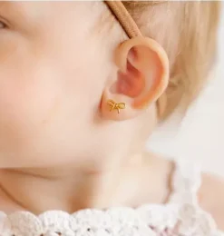 Janie and Jack Kids Accessories|Jewelry-Bow Stud Earrings gold