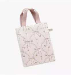 Janie and Jack Nursery|Sheets-Bows & Butterfly Kisses Crib Sheet - pink