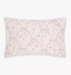 Janie and Jack Bedding Basics-Bows & Butterfly Kisses Toddler Pillow Set - pink
