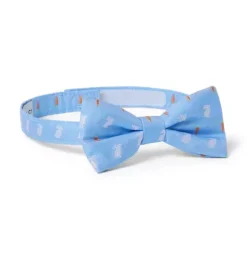 Janie and Jack Ties|Suiting-Bunny Bowtie breezy blue bunny