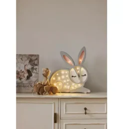 Janie and Jack Lighting-Bunny Lamp gray