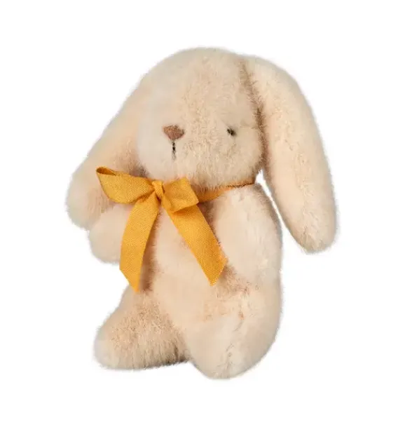 Janie and Jack Stuffed Animals-Bunny plush, Mini - Cream multi