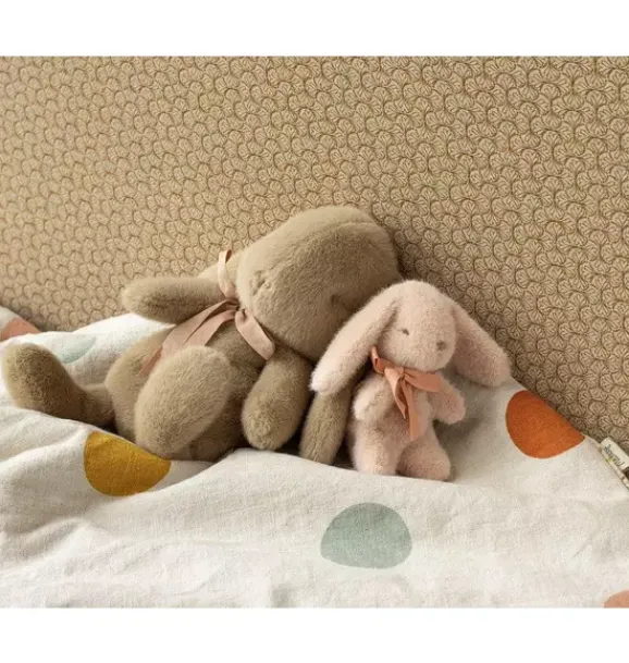 Janie and Jack Stuffed Animals-Bunny plush, Small - dusty brown