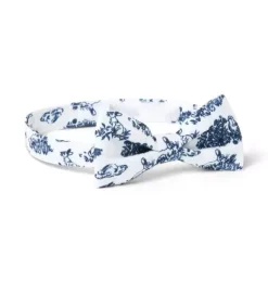 Janie and Jack Ties|Suiting-Bunny Toile Bowtie white bunny toile