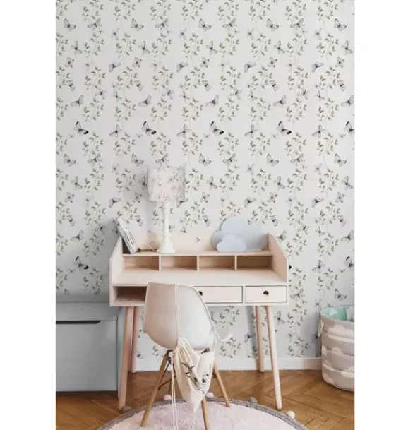 Janie and Jack Wallpaper-Butterfly Fun Wallpaper multi