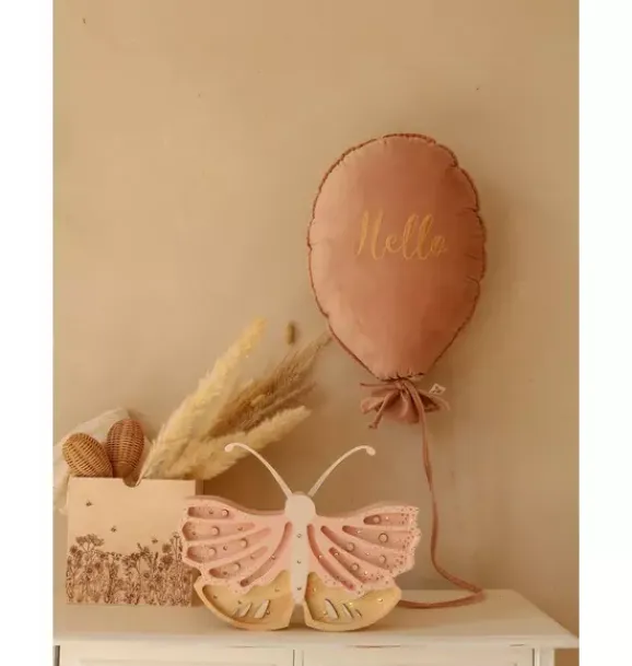 Janie and Jack Lighting-Butterfly Lamp strawberry cream