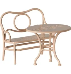Janie and Jack Dolls-Caf&eacute; set, Mouse, Big - Pale pink multi