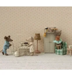Janie and Jack Dolls-Café set, Mouse, Small - Off white multi