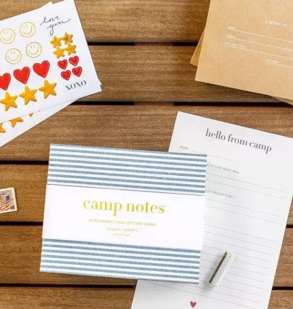 Janie and Jack Stationery-Camp Notes (12 Cards) multi