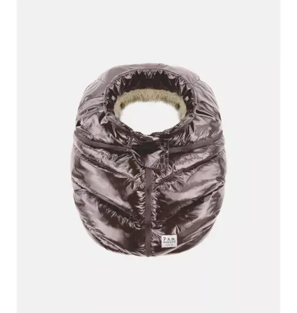 Janie and Jack Car Seats-Car Seat Cocoon - Polar brown polar