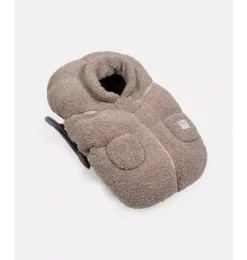 Janie and Jack Car Seats-Car Seat Cocoon - Teddy oatmeal