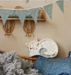 Janie and Jack Lighting-Cat Lamp white