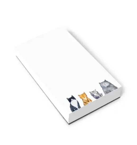 Janie and Jack Stationery-Cat's Meow Notepad multi
