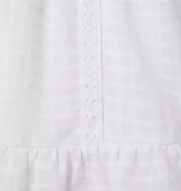 Janie and Jack Dresses-Checked Ruffle Dress white check