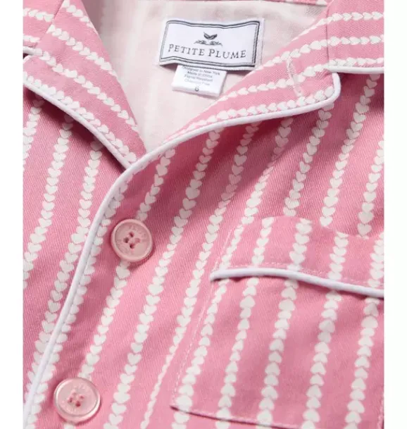 Janie and Jack Kids Pajamas|Petite Plume-Children's Pajama Set in love lines