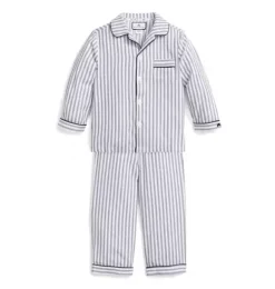 Janie and Jack Kids Pajamas|Family Matching Pajamas-Children's Pajama Set in navy french ticking