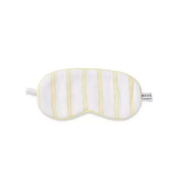 Janie and Jack Kids Accessories|Petite Plume-Children's Sleep Mask in Sunny Stripe yellow