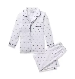 Janie and Jack Kids Pajamas|Petite Plume-Children's Twill Pajama in Buzzing Bees white