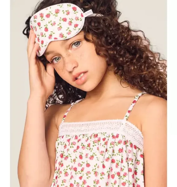 Janie and Jack Kids Accessories|Petite Plume-Children's Twill Sleep Mask in petite petals